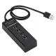 USB 3 Type-A to Type-A 4 Port Hub Adapter 5Gbps, MacBook, Windows