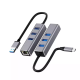 USB Type-A Hub 3 Port Combo Gigabit Ethernet Adapter 5Gbps, MacBook, Windows